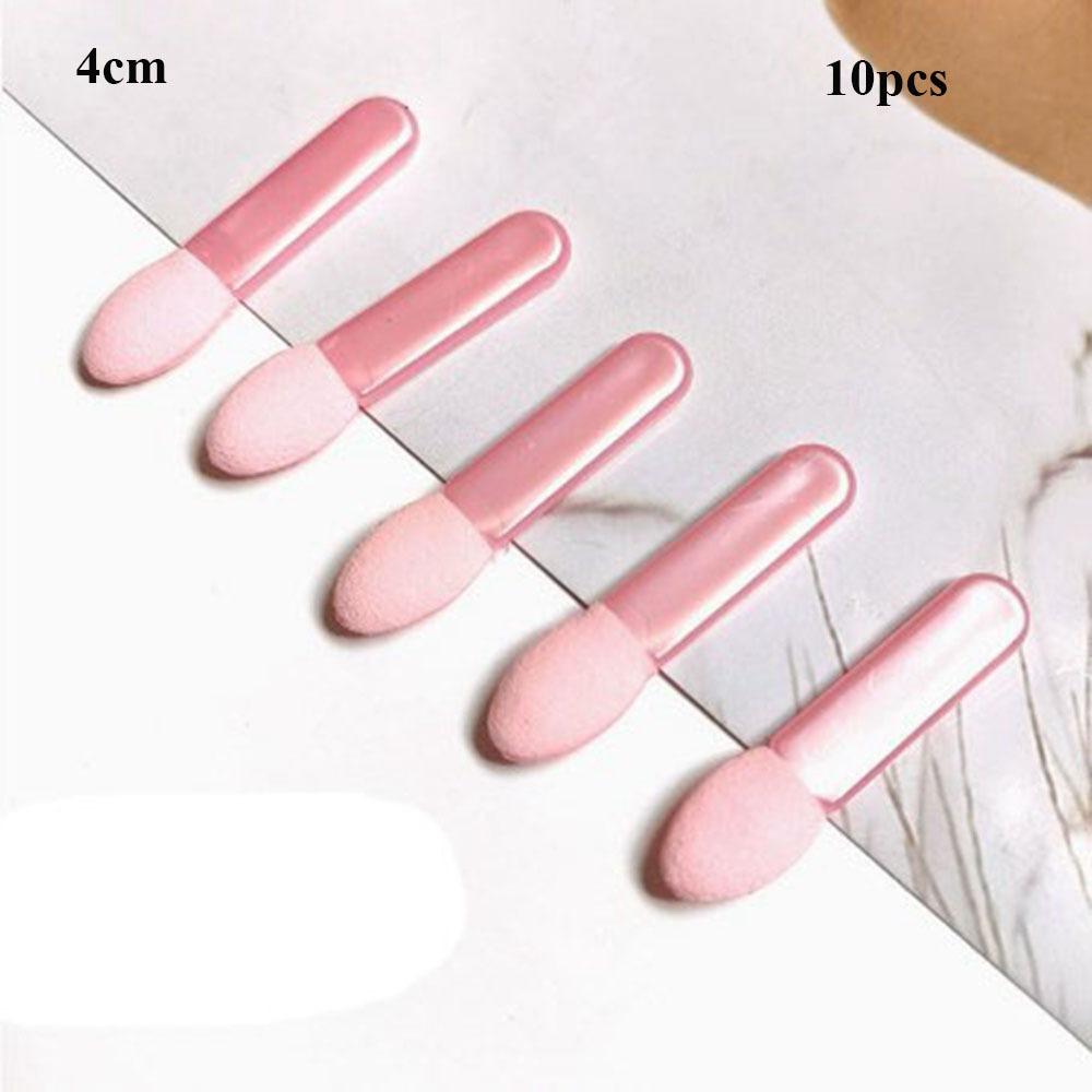 10 шт. Портативный двухсторонний латексный спонж Одноразовая кисть для теней Инструменты для макияжа