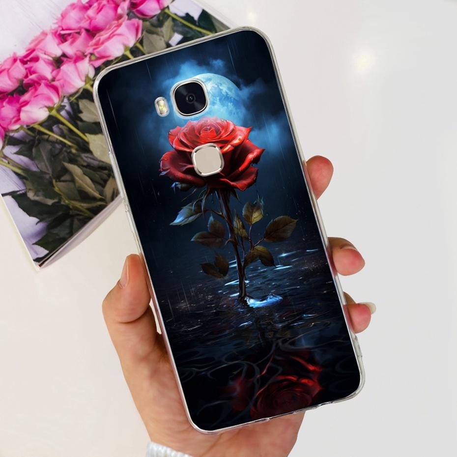 Красивый чехол с принтом для Huawei GR5 KII-L22 KII-L21 / GR5 2017 BLN-L21 BLN-L22 Мягкий силиконовый ТПУ задняя крышка Чехлы для телефона