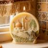 1 шт. Ароматерапевтическая свеча Силиконовая форма Ручная работа DIY Камень с ароматом Свеча Гипс Извлечение из формы