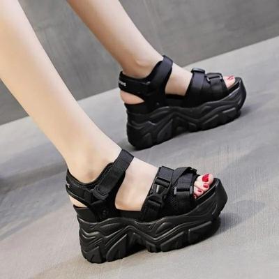 Модная обувь женская 2024 тренд лето новая женская обувь мода квадратная голова высокий каблук сексуальные женские босоножки сандалии на платформе Zapatos De Mujer