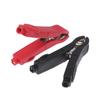 2Pcs 30A Insulated Crocodile Clips Low Voltage Wire Lead Test Alligator Clamps Red/Black