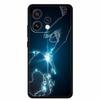Case For Oppo Reno 15C 5G Colorful Flowers Black Soft Silicone TPU Phone Cases For Oppo Reno15 5G Shells Protection Bumper Funda