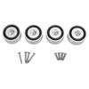 4pcs Speaker Isolation Feet Reduce Vibration Aluminium Alloy Feet Spikes for Amplifier CD DVD