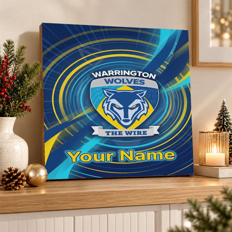 Warrington Wolves Custom Name Text 5D Diamond Painting Kit DIY Full Drill Diamond Art Decoration