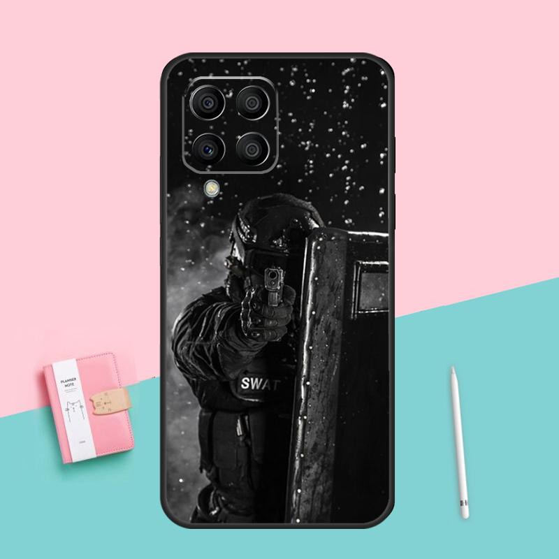Полиция SWAT ФБР Чехол Для Samsung Galaxy M33 M53 M13 M23 M14 M54 M11 M21 M31 M51 M12 M22 M32 M52 M31s