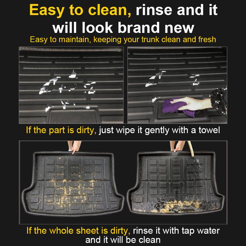 EVA For BYD Dolphin Surf Dolphin Mini Seagull -2025 Car Rear Trunk mat Anti-Slip Waterproof Boot Carpets Pad Car Accessories