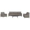 VidaXL 3-piece Sofa Set Taupe Fabric, Sofa, Sofa Seat, Recliner Sofa, Comfort Sofa, TV Armchair 3278294