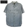 RRL Light Blue Half Sleeve Shirt Tops M Light blueUsed