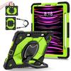 For Apple iPad Pro 11 (2021) 360° Rotating Grip Heavy Duty Protection Stand TPU+PC 3in1 Anti-knock Shockproof Tablets PC Case