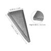 WOONEKY Hammer 20pcs Triangular Wedges, Claw Wedges, Pegs for Wooden Axe Handles, Axe Wedges, Axe Handle Wedges, Axe Mounting Accessories, Steel Handl