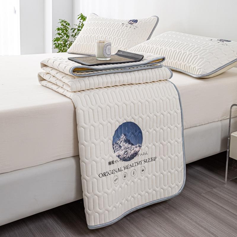 Наматрасник, комплект из трех предметов, моющийся складной крутой наматрасник, домашний текстиль для лета, коврик с татами, тонкая подушка
