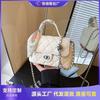Niche Handbag Bag Women's New Fashionable Exquisite Chain Messenger Bag High-end Diamond Square Bag