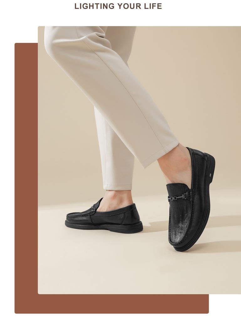 Caesar Men's Genuine Leather Loafers