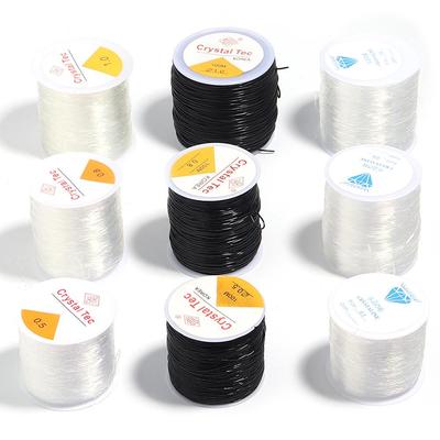 Большая катушка Кристальная эластичная нить для бисера - Прозрачный эластичный материал для ювелирных изделий для DIY аксессуаров ручной работы