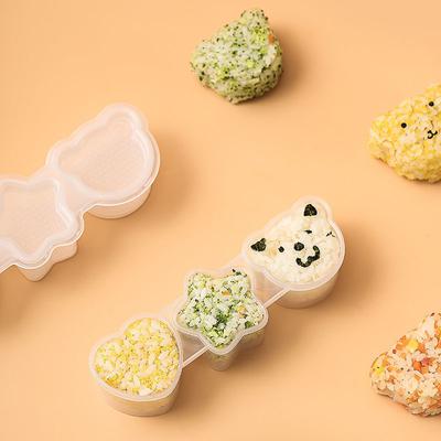 1 шт., мультяшная форма для рисовых шариков, рисовых шариков, суши, роллов, бэнто, формы для тиснения, инструменты для самостоятельной сборки, кухонные принадлежности
