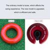 Golf Swing Weight Ring Trainer for Muscle Memory Practice Strength Control Portable Golf Club Accessory for Distance Flexibility Boost