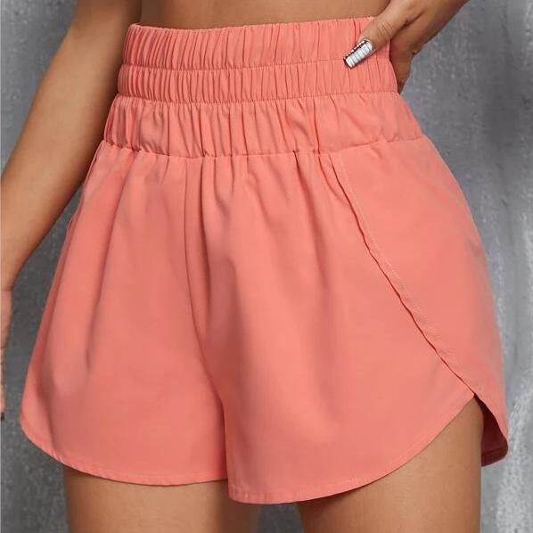 Женские боксеры для подростков Легкие шорты на резинке с высокой талией Комплект Спортивный стиль Летние шорты для тренировок