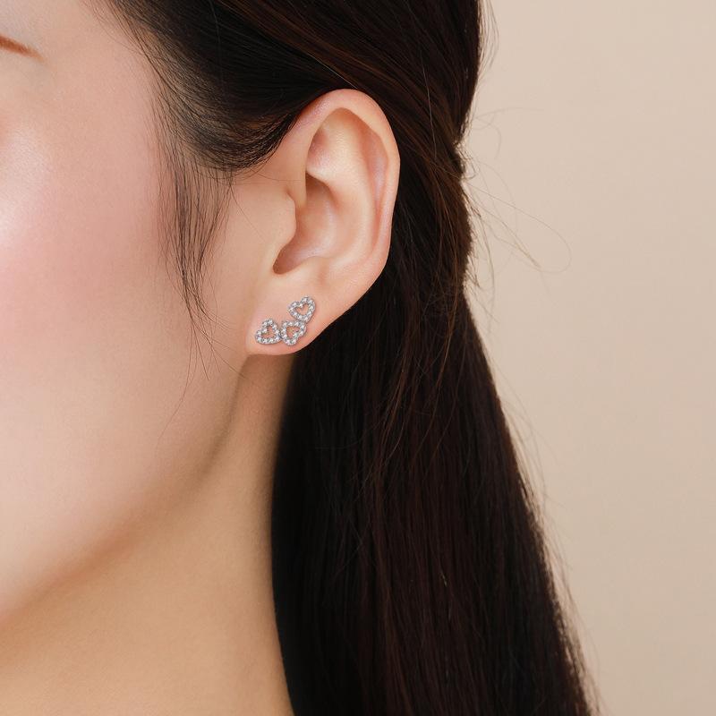 Танциз стерлингового серебра 925 пробы циркон серьги серьги-капли для женщин подарки на свадьбу