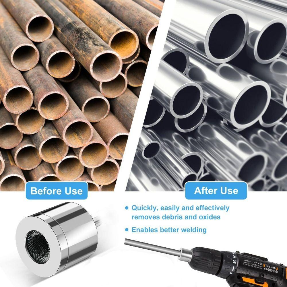 Multi-Purpose Metal Pipe Cleaning Brush Drill Tube Cleaning Brush Industrial Purposes
