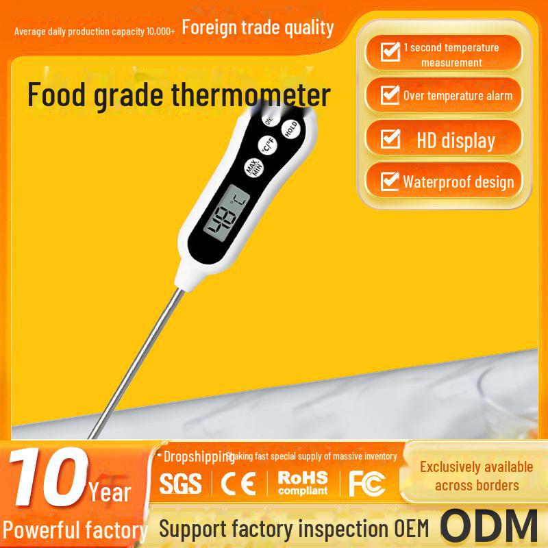Точный кулинарный термометр для измерения температуры воды, молока, масла и выпечки