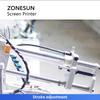 ZONESUN ZS-SY1520 Пневматический трафаретный принтер Плоскопечатная машина для одежды и коробок