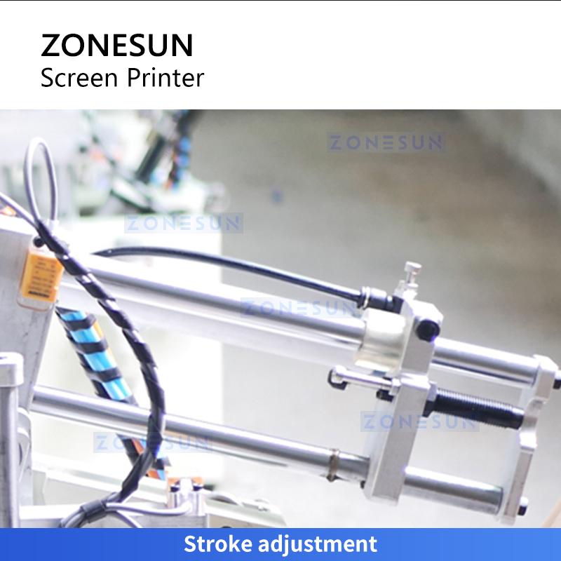 ZONESUN ZS-SY1520 Пневматический трафаретный принтер Плоскопечатная машина для одежды и коробок