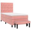 Maison Exclusive - Sommier à lattes de lit et matelas Rose 80x200 cm Velours