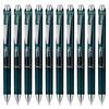 Pentel Ballpoint Pen Gel Ink Energel Knock Type 0 Indigo Black 10 Pieces 0.7mm BL77A2-SA