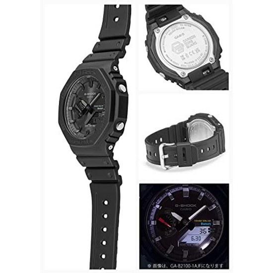Наручные часы Casio G-Shock Bluetooth солнечные функции модель GA-B2100-1A1JF черные мужские.
