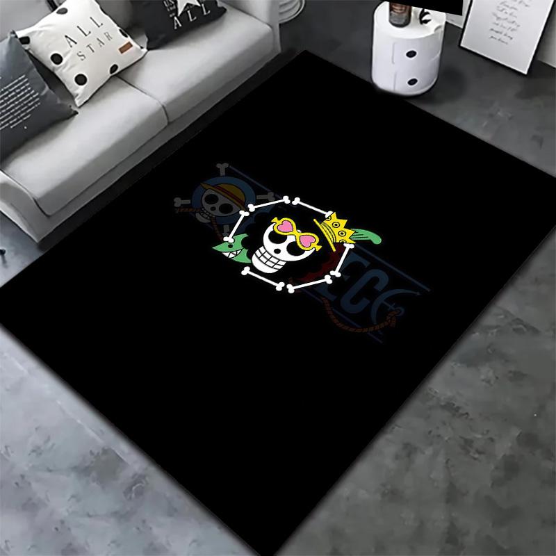 One Piece Logo Carpet Rug For Living Room Bedroom Home Sofa Decoration Kids Play Nonslip Floor Mat