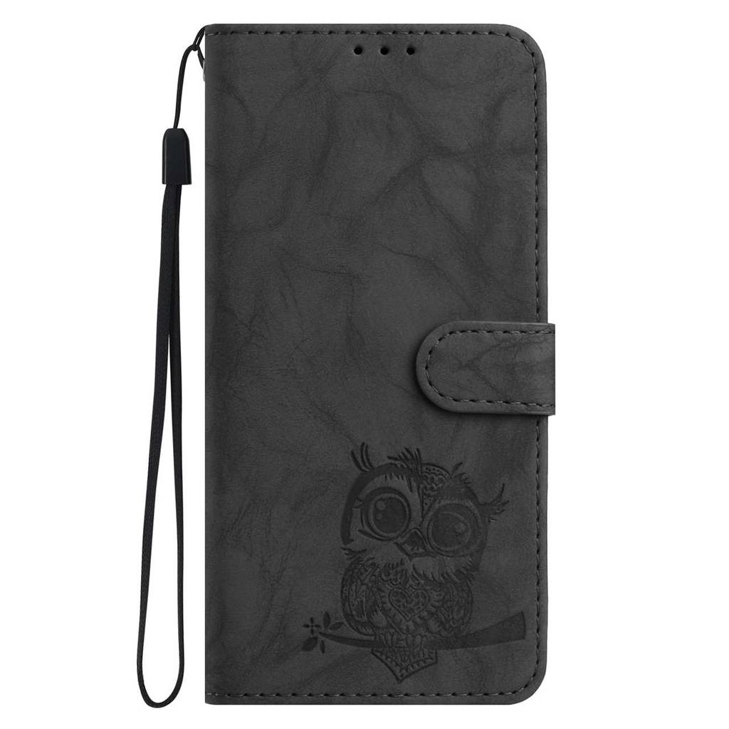 Восьмицветный рельефный чехол-кошелек с совой для Samsung Galaxy A12 A15 A26 S20-S25..., откидной дизайн с отделениями для карт