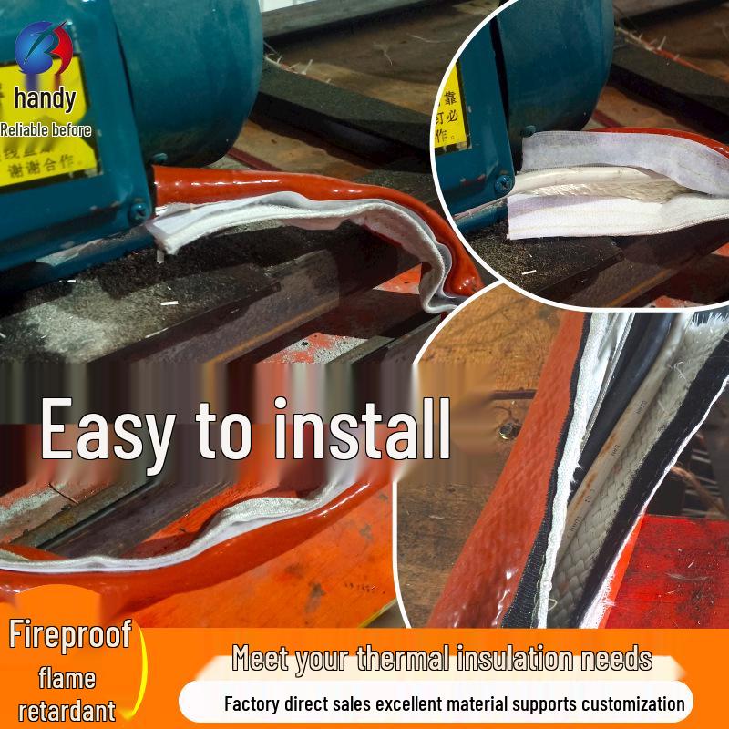 Flame-Retardant, High-Temp Resistant Insulating Sleeve for Gas Pipelines & Cables