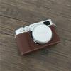 Роскошный получехол из ПУ кожи для камеры X100VI для Fujifilm X100VI, с отверстием для батареи, нижняя крышка