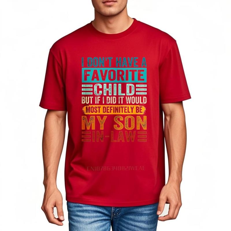 Vintage summer Unisex tshirt I Dont Have A Favorite Child But If I Did It Would Most Definitely Be My Son In Law Short Sleeve
