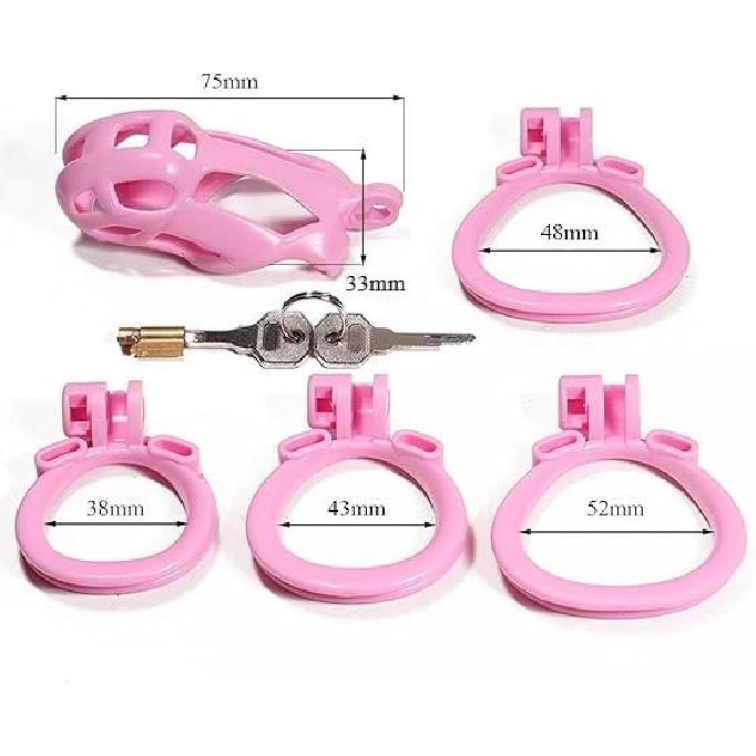 6.0 3D Printing Chastity Cage Curve Rings Fidelity Cage Extreme Micro Cock Cage Hentai Invisible Sex Toy for Male SM Sex Game