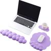 Levieny Latest Evolution Honeycomb Keyboard Wrist Rest for Keyboard Cloud Hand Rest Wrist Cushion Ergonomic Design with Purple for Use Stress Rest