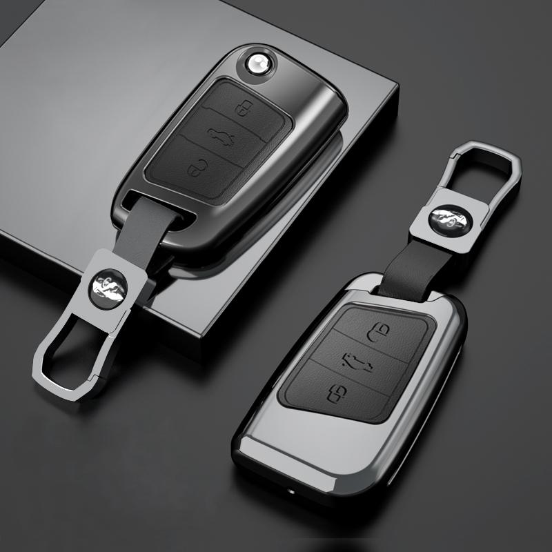 Чехол-держатель для дистанционного ключа автомобиля из цинкового сплава, брелок для Volkswagen Magotan Passat B8 Golf для Skoda Superb A7, аксессуары оптом