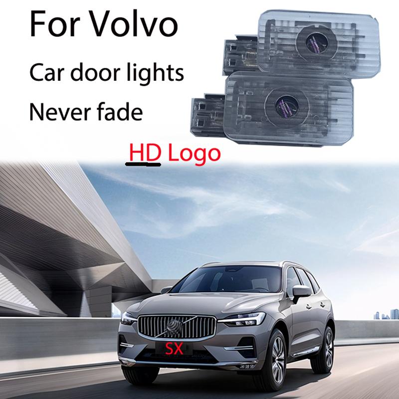 Светодиодная подсветка двери HD с проекцией, не выцветающая, для Volvo V40/V40CC V60 V90 S60 S80/80L S90 C40 XC40 XC60 XC90, Модификация автомобиля