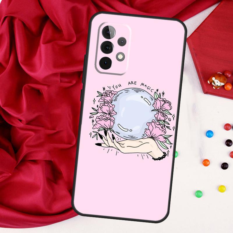 Магия ведьмы для Samsung Galaxy A55 A53 A33 A13 A35 A15 A36 A56 A26 A16 A22 A32 A52 A54 A34 A06 A05 Чехол