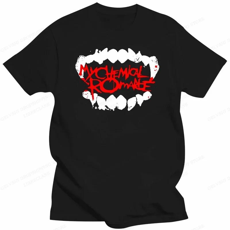 Футболка My Chemical Romance Женская Модная Хлопковые Футболки Крутая Хип-Хоп Мужская Футболка Повседневная Летняя Винтажная Унисекс Топ