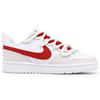 Nike Court Borough Skateboard Shoes Women's Low Top White/Red BQ5448-100(Team52-S-BOX)