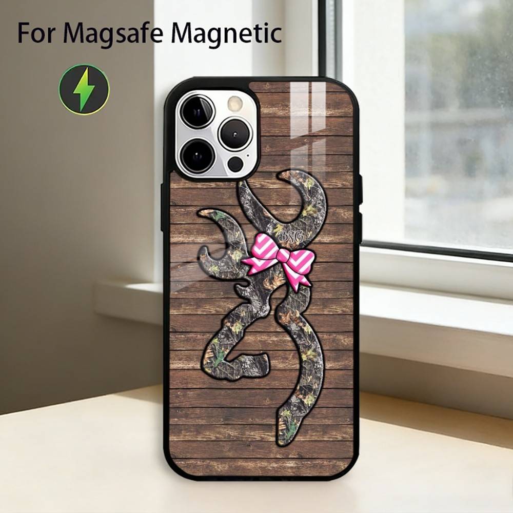 Cool B-BrowningS Phone Case For iPhone17,16,15,14,13,12,11 Plus,Pro Magnetic with Magsafe Wireless Charging