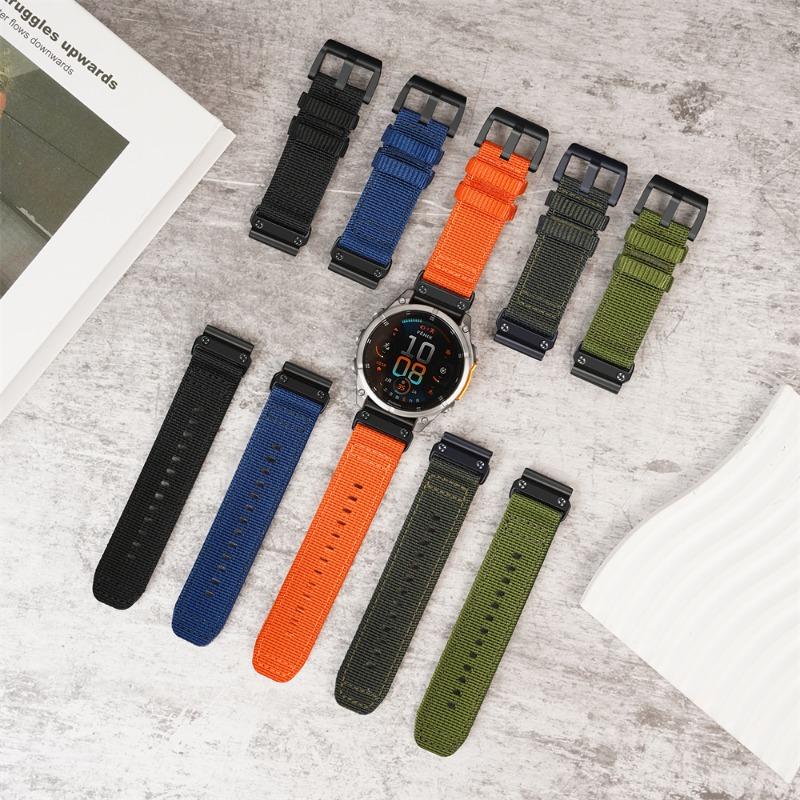26MM Canvas strap For Huami Amazfit T-Rex Ultra2 smartwatch nylon sports Quick release band breathable replacement wristband