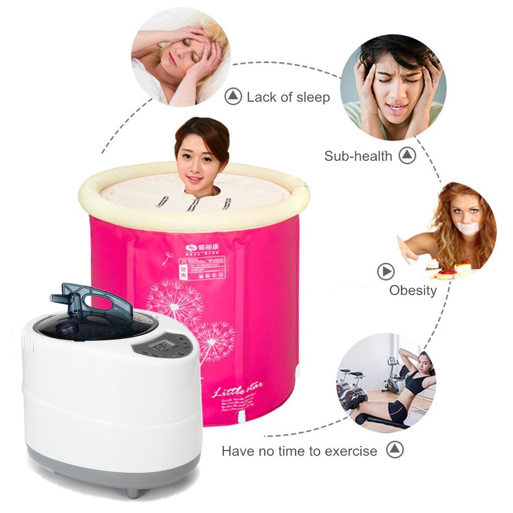 Портативный парогенератор для сауны, 1500 Вт, 220 В, 2,8 л, мощный парогенератор с дистанционным управлением