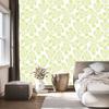 Wallpaper Flowers Cream, White and Yellow for Living Room and Bedroom 50x1000