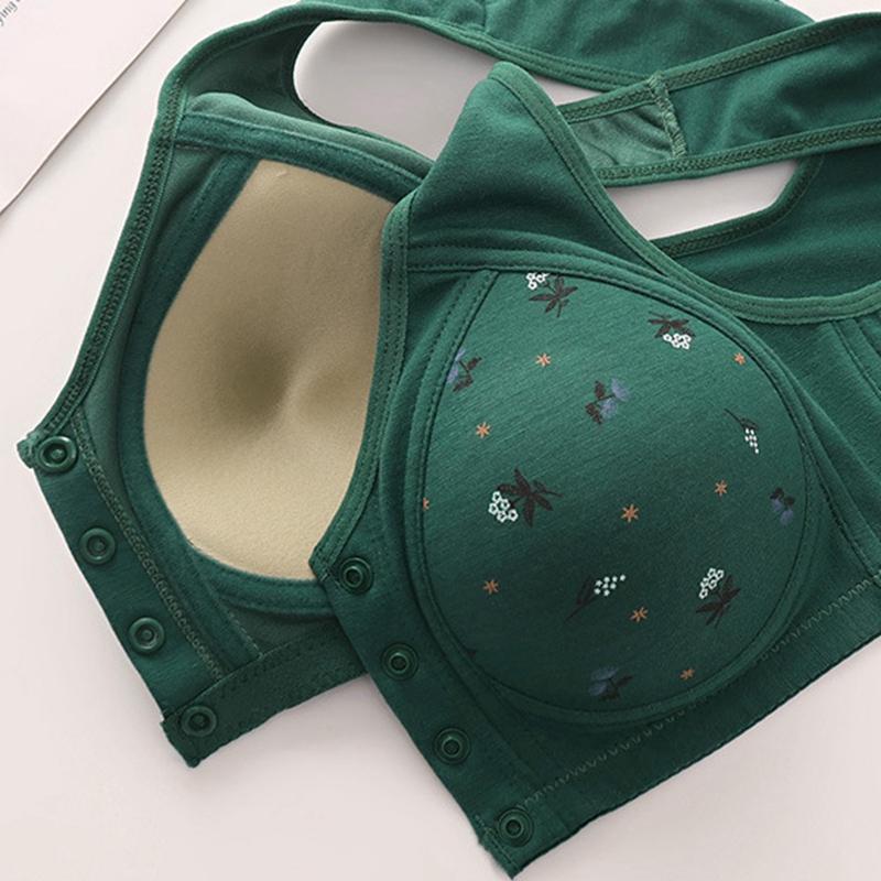 Женский бюстгальтер большого размера на передней застежке, стиль майки-бюстгальтера