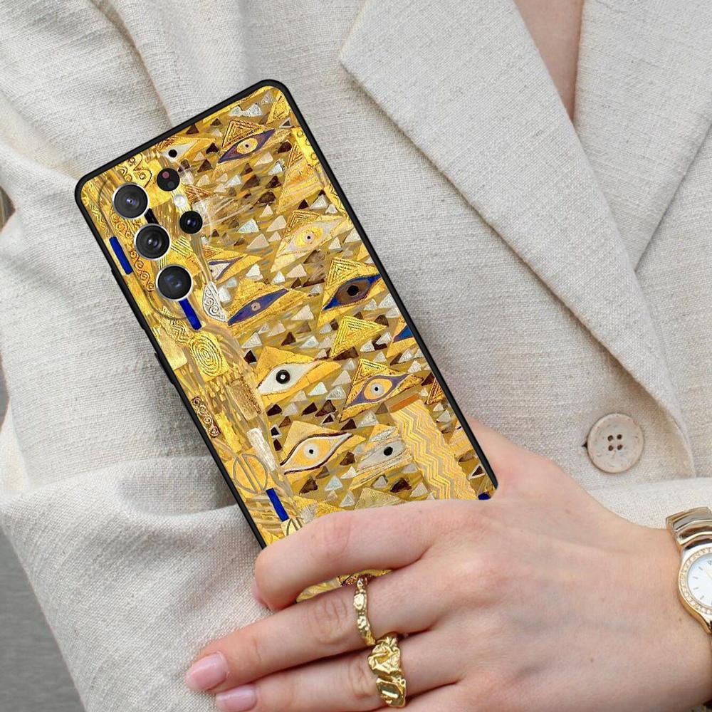 Gustav Klimt Cell Phone Case for Samsung Galaxy S26 Ultra S25 S24 S23 S22 S21 S20 Note10 Cover
