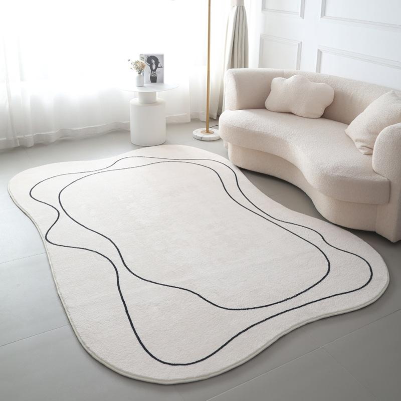 WTEMPO Необычный ковер для гостиной, напольный коврик для спальни, светлый роскошный ковер для одежды и головных уборов