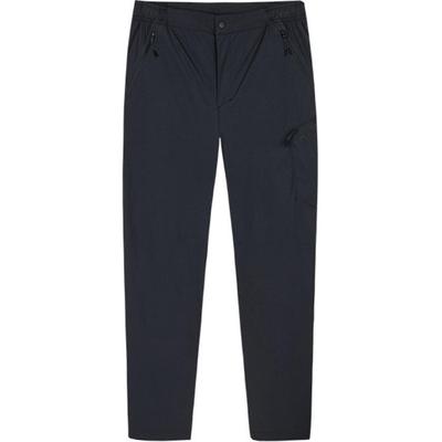 Спортивные брюки Outdoor Series Straight Leg Lace-Up Mid Rise из дышащего трикотажа для мужчин, базовые, черные 152430515-3