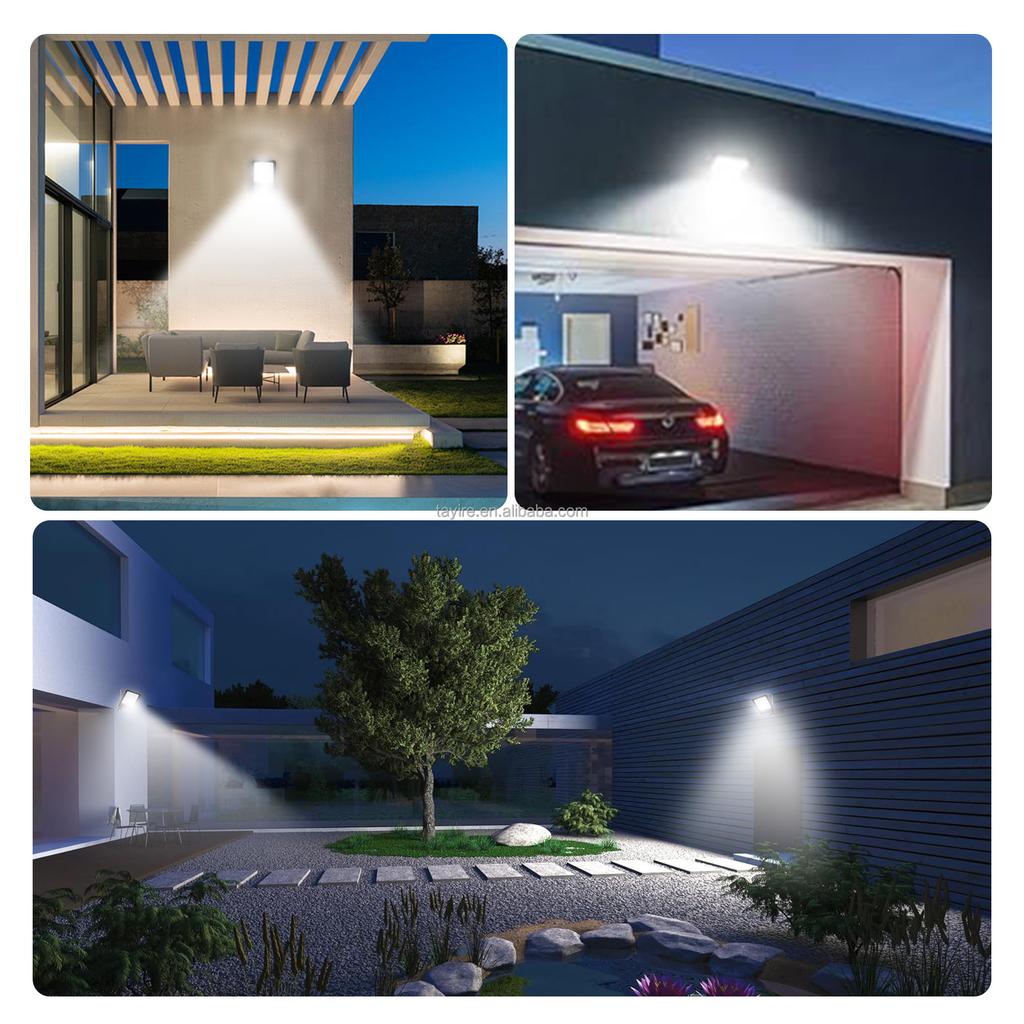 Motion Sensor LED Floodlight PIR 50W 100W IP67 Outdoor Radar Sensor Spotlight Infrared Induction for Porch Garage Backyard